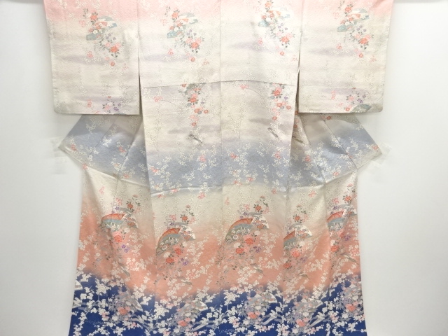 Japanese Kimono / Homongi Tsukesake Silk